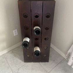 Solid Wood Wine Rack