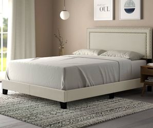 Full Size Bed Frame & Mattress Set – Like New