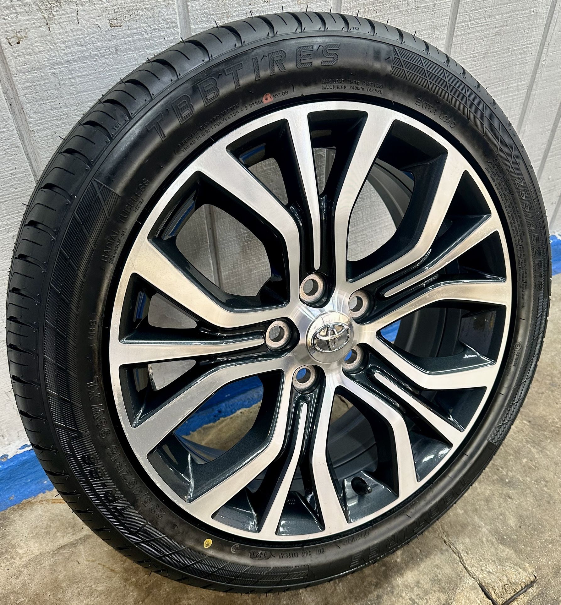 18” Toyota Camry wheels Avalon rims 235/45R18 TBB All Season tires for ...