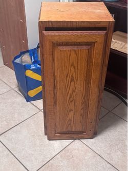 Solid wood wall cabinet
