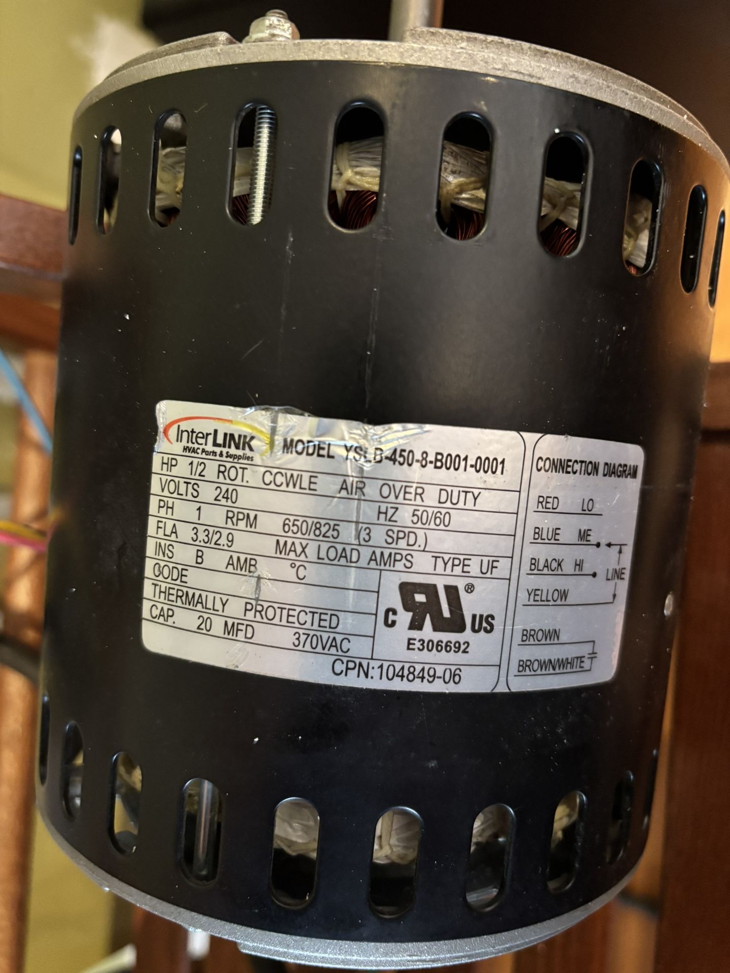 Air conditioning Blower Motor