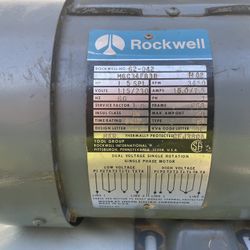 Rockwell Table Saw Motor 