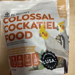 Dr. Harvey's Colossal Cockatiel Blend, All Natural Daily Food