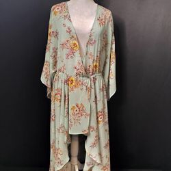 LIFE Lightweight Flower Patterned Dress (Size Large)