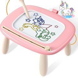 Magnetic Drawing Board, Toddler Girl Toys for 1-2 Year Old, Doodle Board Pad Learning and Educational Kids Toys 