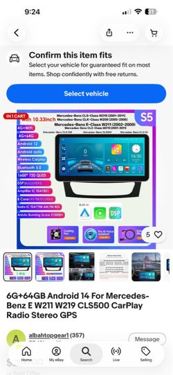 Android Car Stereo Radio with GPS for Mercedes-Benz