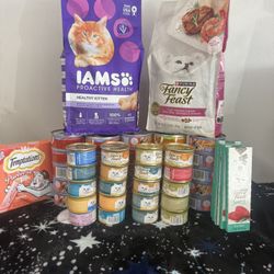 Cat Food, Wet & Dry Mix