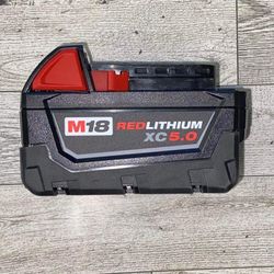 Milwaukee M18 18-Volt 5.0 Ah Lithium-Ion XC Extended Capacity Battery Pack