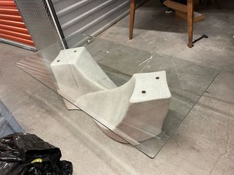 Modern Contemporary Glass Coffee Table