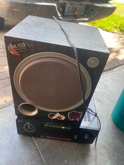 Sony Subwoofer Speaker and Sony AV Receiver