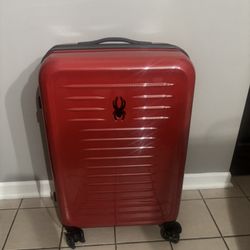 Brand New Never Used Medium Size Red Spyder Luggage  