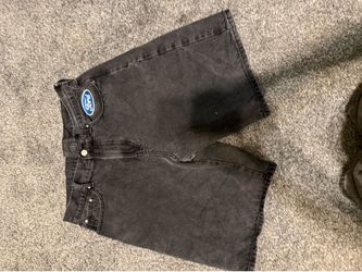 Black jorts