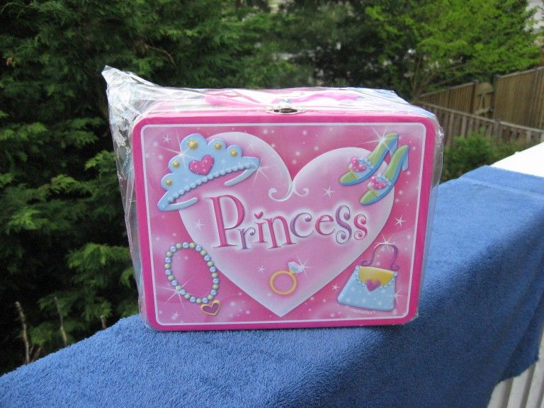 Amscan "Princess" Steel Metal Lunch Box New & Sealed
