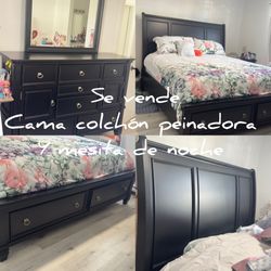 Se Vende Juego De Dormitorio King Ashley 