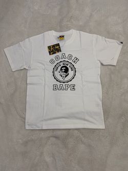 Bape X Coach Graphic White Tee