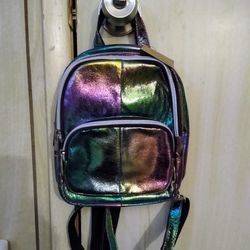 New With Tags Very Pretty Cool Colored Mini Backpack Purse!