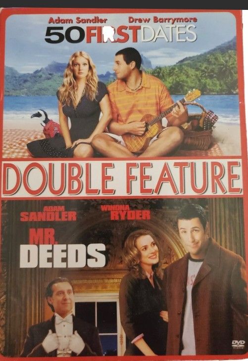 Double Feature; 50 First Dates / Mr. Deeds - 2 Pack (DVD 2005. 2 Disc Set)