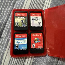 4 Pack Nintendo Switch  Used Games Not Sold Separately 