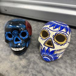 Ceramic Sugar Skulls Made in Mexico