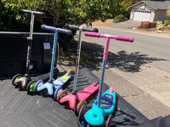 Child Kid Children  Mini Max like Scooters Skateboard Bike Trike Bicycle in Good Condition 3 Wheels $25 Each