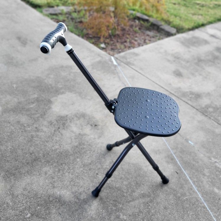 Walking Cane Wirh Seat And LED LIGHT