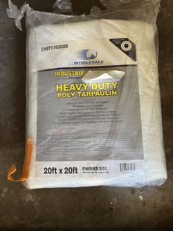 heavy duty poly tarpaulin 20x20
