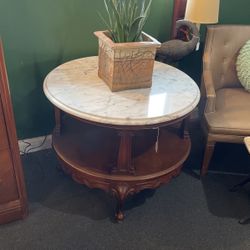 Antique Marble Table 