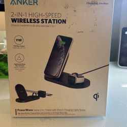 2 In 1 High Speed Wireless Charging Station