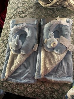 New Baby Blankets And Neck Pillow 
