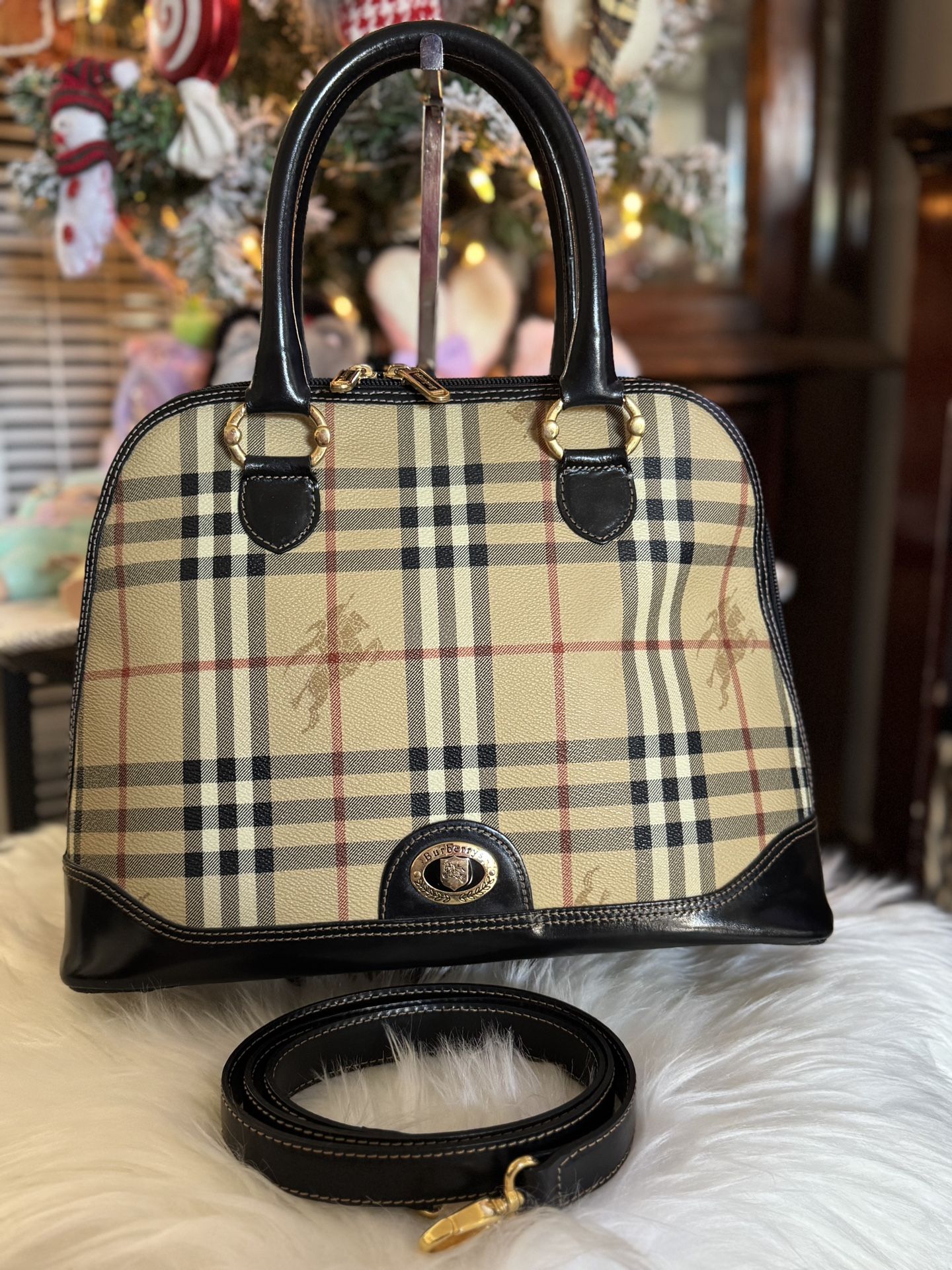 Burberry Alma Bag with Strap