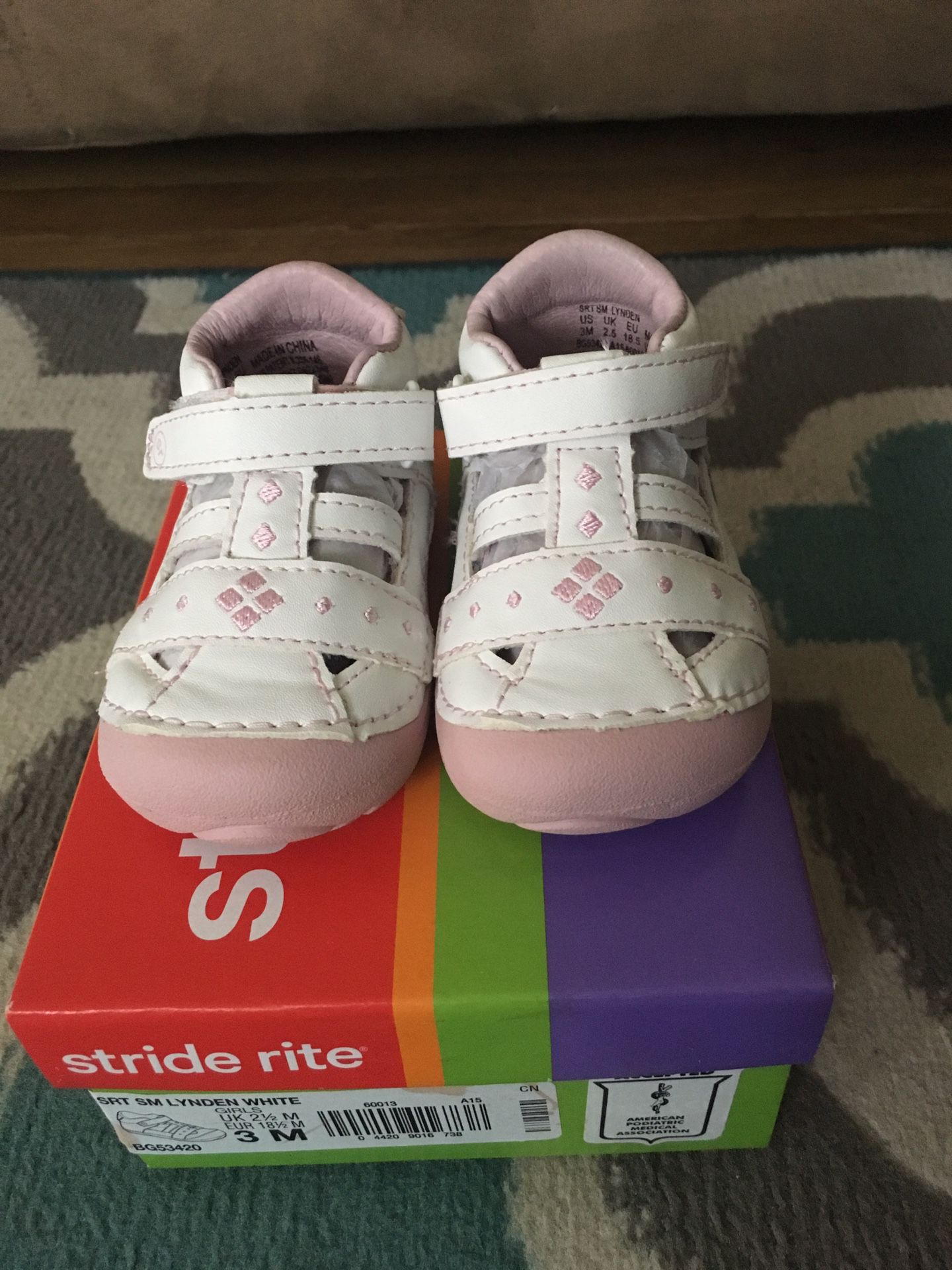 Stride rite baby girl shoes