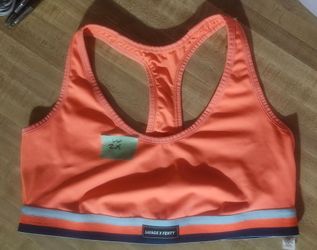 Savage X Fenty Lineup Low-Impact Orange Guava Sports Bra Size XXL