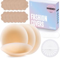 Nipple Cover [100% Natural - No Sensitivity] Pasties Nipple Covers for a Comfortable and Invisible Breast Lift