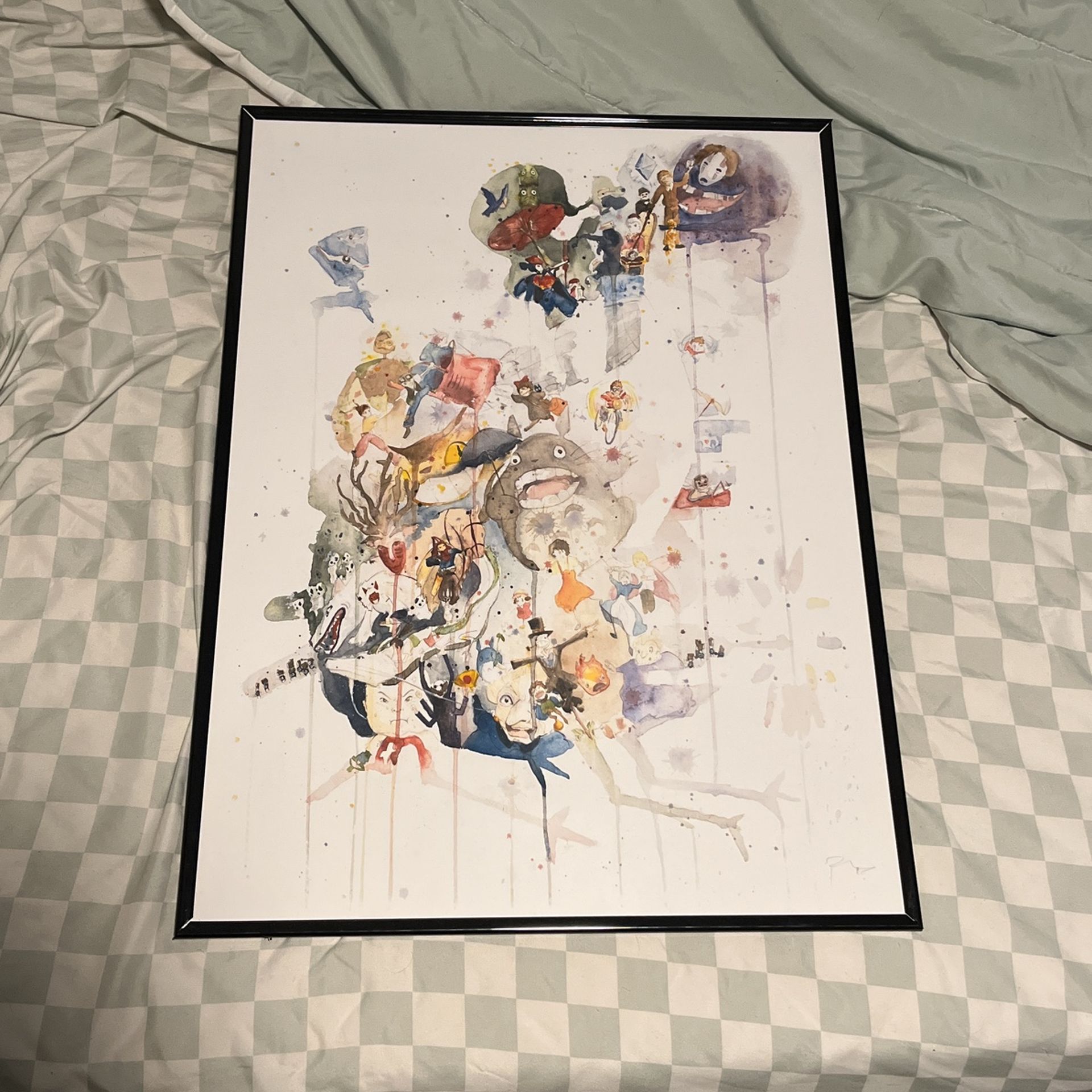 Studio Ghibli Watercolor Artwork