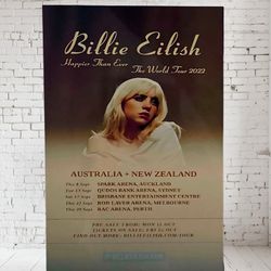 Billie Eilish World Tour Aluminum Print 