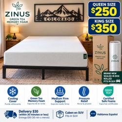 ποΈ NEW ZINUS Memory Foam Mattress β We deliver/Hacemos Entregas β Hablamos EspaΓ±ol!