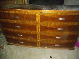 RETRO- OLD 8 drawer DRESSER $59