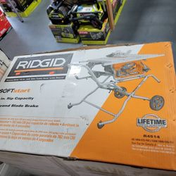 Ridgid 10in Table Saw With Stand