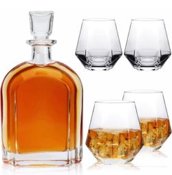Brand New 5PCS set of 24oz Whiskey Glass Bottle