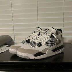 Size 9.5 - Jordan 4 Retro Mid Military Black No Box 