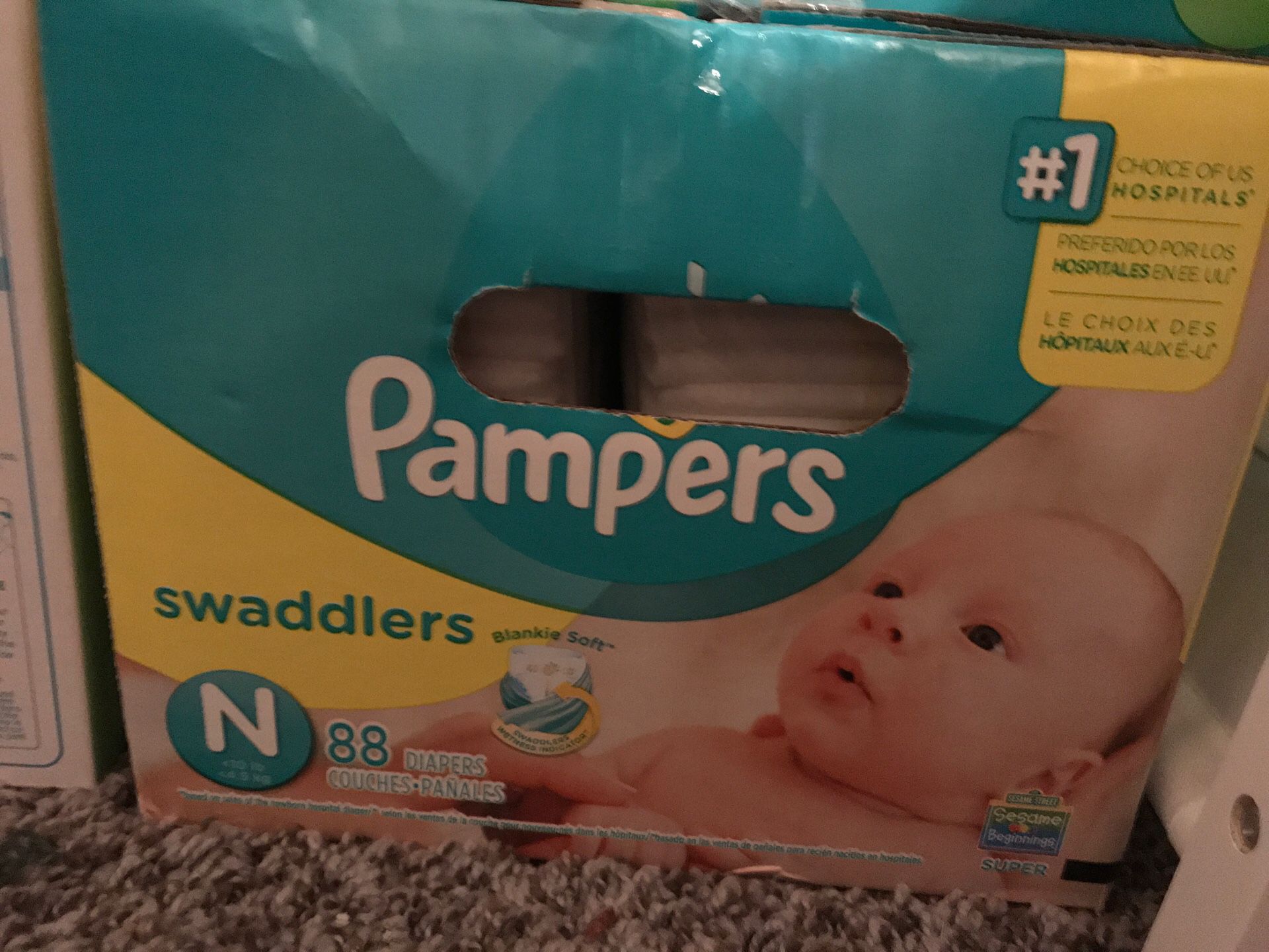 Pampers swaddlers newborn size