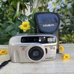 Minolta Freedom Action Zoom 60 35mm Point and Shoot Film Camera