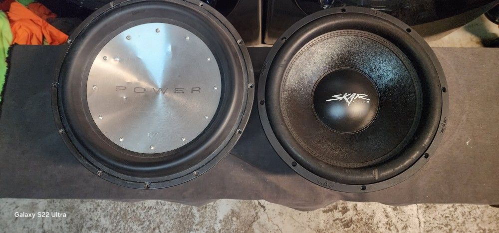 Subs 12 ROCKFORD FOSGATE And SKAR