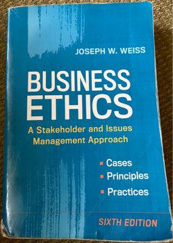 Business Ethics book
