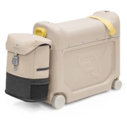 Stokke JetKids Travel Bundle V4 + Backpack! Ride-on suitcase! Moonglow White - Brand New In Box!