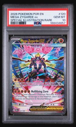 Mega Zygarde ex PSA 10 Special Illustration Rare