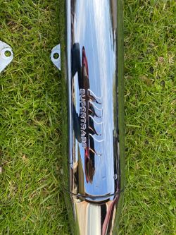 Harlys fish tail pipes