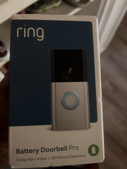Brand New Ring Battery Camera Pro Never Used 