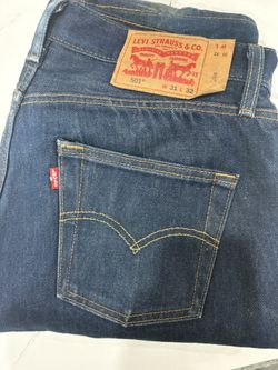 Blue levi’s 501 31x32
