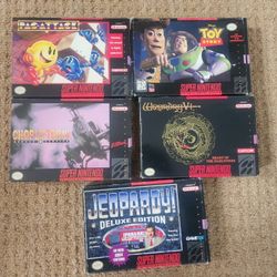 Super Nintendo Boxes 